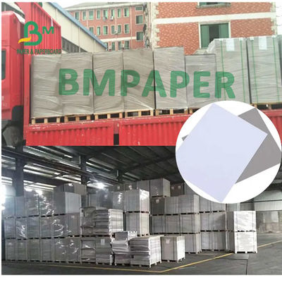 Papan Dupleks Dilapisi Tanah Liat Putih, Papan Belakang Pulp Abu-abu Daur Ulang Tebal 0.3mm - 2mm