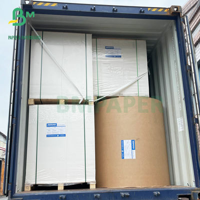Kekakuan Kuat 300GSM 350GSM Papan Gading Kertas FBB 72x102cm