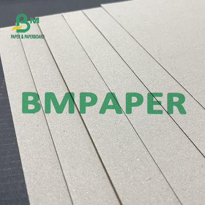 Kertas Chipboard Abu-abu Kekakuan Tinggi Untuk Pengikatan Pemesanan 0.45mm - 3.84mm
