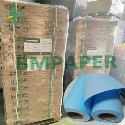 CAD Printing 36'' X 150 Plotter Paper Warna Biru Tahan Basah Dengan 3'' Core