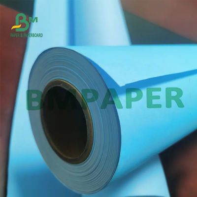 CAD Printing 36'' X 150 Plotter Paper Warna Biru Tahan Basah Dengan 3'' Core