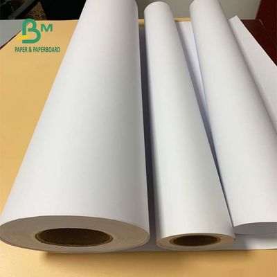 36'' x 300ft 20lb Woodfree Ink Jet Bond Paper Uncoated CAD Roll 2'' Core