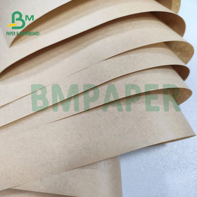 Virgin Pulp Brown Kraft Kertas Pembungkus Gulungan 1250mm 50gsm 70gsm