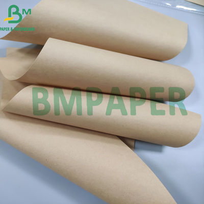 Virgin Pulp Brown Kraft Kertas Pembungkus Gulungan 1250mm 50gsm 70gsm