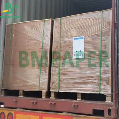 Virgin Pulp Brown Kraft Kertas Pembungkus Gulungan 1250mm 50gsm 70gsm