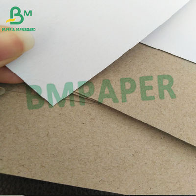 Abu-abu Kembali GD2 Kertas Papan Dupleks Dilapisi Bahan Pulp Daur Ulang Putih Atas