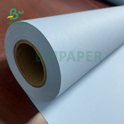 24inch 36inch Width 2 Sides Blue CAD Bond Paper 20LB Untuk Desain Rekayasa