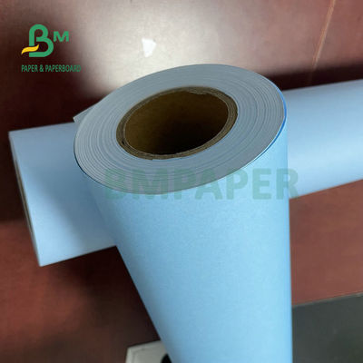 24inch 36inch Width 2 Sides Blue CAD Bond Paper 20LB Untuk Desain Rekayasa