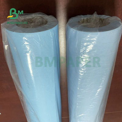 24inch 36inch Width 2 Sides Blue CAD Bond Paper 20LB Untuk Desain Rekayasa