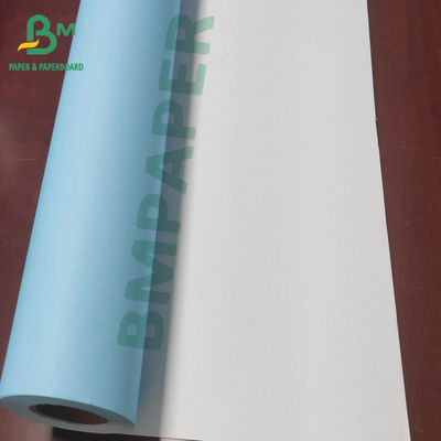 Single Side Blue Plotter Paper Roll 24 Inch 36 Inch Untuk CAD Plotter