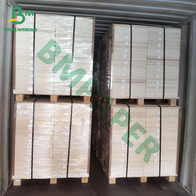 390gsm White Uncoated Paper Board Untuk Minuman Coaster Beer Mat 624 X 860mm