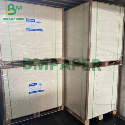 16PTS 20PTS Satu Sisi Karton Putih Kraft Kembali Untuk Kotak 90 X 125cm