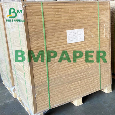 Satu Sisi Tahan Air PE Dilapisi Kertas Kraft 125g - 400g Untuk Kotak Kemasan Makanan
