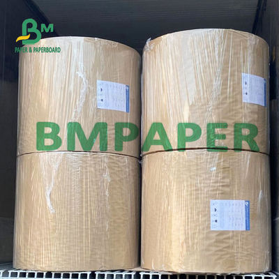 Satu Sisi Tahan Air PE Dilapisi Kertas Kraft 125g - 400g Untuk Kotak Kemasan Makanan