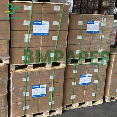 60gsm Kraft Wrapping Paper Roll Lebar 15mm 19mm Untuk Kertas Jerami Bergaris Warna Merah