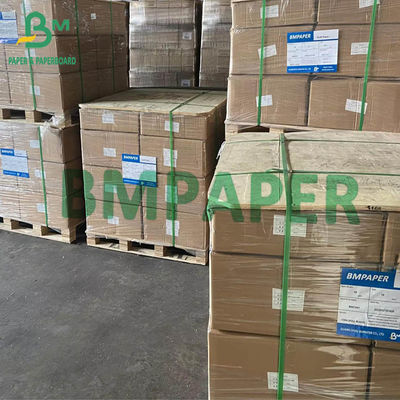 60gsm Kraft Wrapping Paper Roll Lebar 15mm 19mm Untuk Kertas Jerami Bergaris Warna Merah