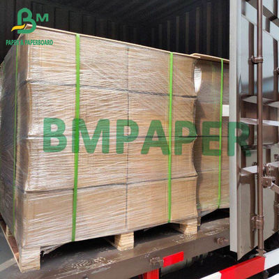 60gsm Kraft Wrapping Paper Roll Lebar 15mm 19mm Untuk Kertas Jerami Bergaris Warna Merah