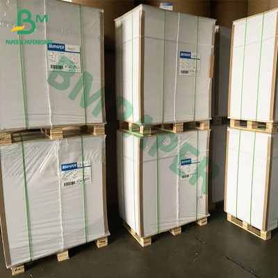 20pt 30 X 40" Papan Dupleks Belakang Abu-abu Berlapis Putih Mengkilap