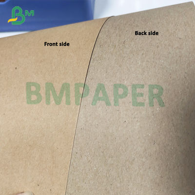 Kertas Papan Kraft Liner Daur Ulang Kekakuan Keras 100gsm - 200gsm