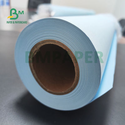 80gsm Dua sisi Blueprint Paper Rolls Untuk Gambar Arsitektur 24'' X 50yards