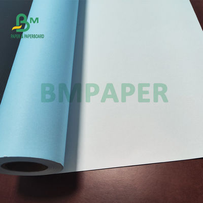 80gsm Single - Sided Blueprint Paper Untuk Printer CAD 30'' x 50yards 2'' Core