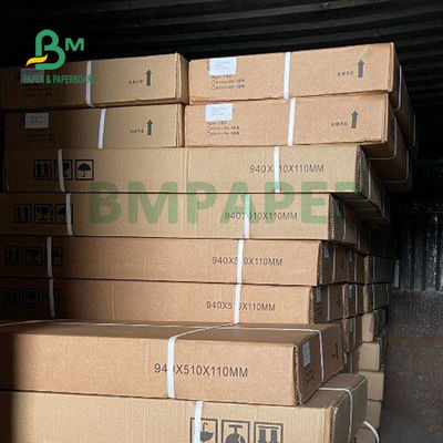 80gsm Single - Sided Blueprint Paper Untuk Printer CAD 30'' x 50yards 2'' Core