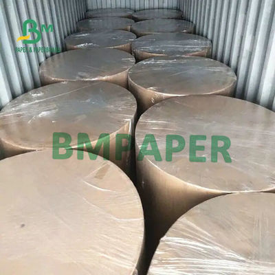 Papan Liner Kraft yang Dapat Didaur Ulang, Gulungan Kertas Bergelombang Untuk Kotak 80gsm 90gsm 110gsm