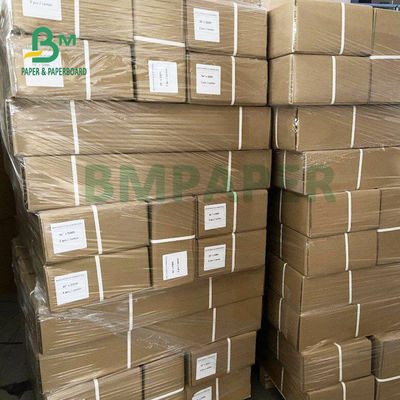 92% Whiteness 80gsm Plotter Paper Roll, Gulungan Kertas Putih Polos Untuk CAD Plotter 24'' X 150ft