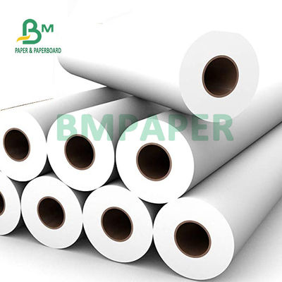 20LB Uncoated CAD Paper Untuk Printer HP Clear Image 30'' 36'' x 500ft 3'' Core