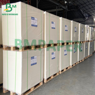 Matt White Woodfree Uncoated Paper Board Untuk Brosur Kartu Poster