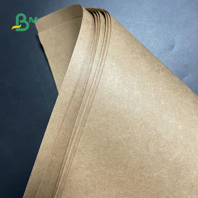 80GSM 90GSM Kraft Liner Board, Kertas Kraft Semi Extensible Untuk Kantong Semen