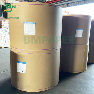 80GSM 90GSM Kraft Liner Board, Kertas Kraft Semi Extensible Untuk Kantong Semen