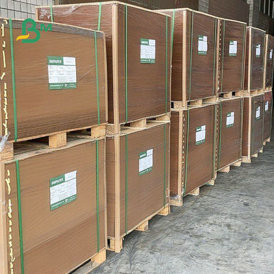 80GSM 90GSM Kraft Liner Board, Kertas Kraft Semi Extensible Untuk Kantong Semen
