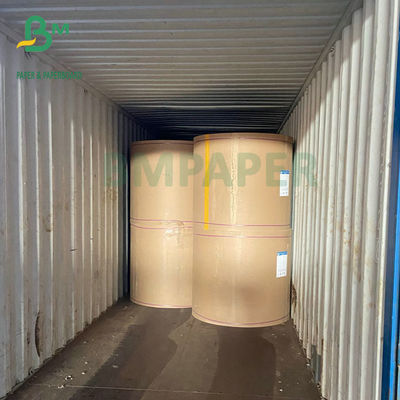 Warna Coklat Semi Extensible Sack Kraft Paper Roll 97CM Lebar 70g 75g 80g