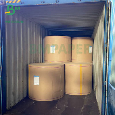 Warna Coklat Semi Extensible Sack Kraft Paper Roll 97CM Lebar 70g 75g 80g