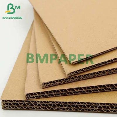 Lembar Karton Beralur Beralur 5ply Dinding Ganda Tebal 4,5mm