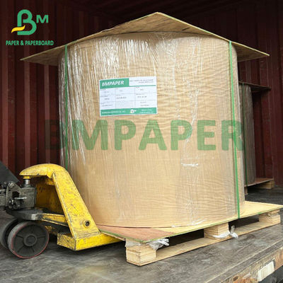 325gsm CCK Tanah Liat Dilapisi Kertas Kraft Kembali Tahan Kelembaban Untuk Kotak Karton Lipat
