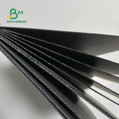 E F Flute Black Corrugated Paper Cardboard 110gsm 120gsm 150gsm Tebal