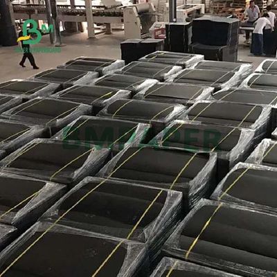 E F Flute Black Corrugated Paper Cardboard 110gsm 120gsm 150gsm Tebal