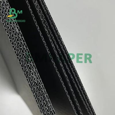 E F Flute Black Corrugated Paper Cardboard 110gsm 120gsm 150gsm Tebal