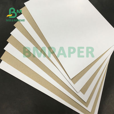 Disesuaikan 300g 350g Duplex Paper Board Grey Back Untuk Kotak Kemasan