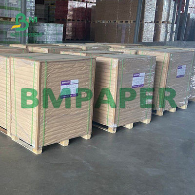 Gulungan Kertas Pembungkus Kraft Coklat Kemerahan Perawan Untuk Kotak Pembungkus Kustom