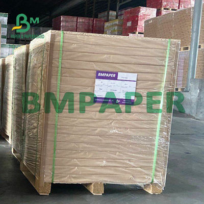 Gulungan Kertas Pembungkus Kraft Coklat Kemerahan Perawan Untuk Kotak Pembungkus Kustom