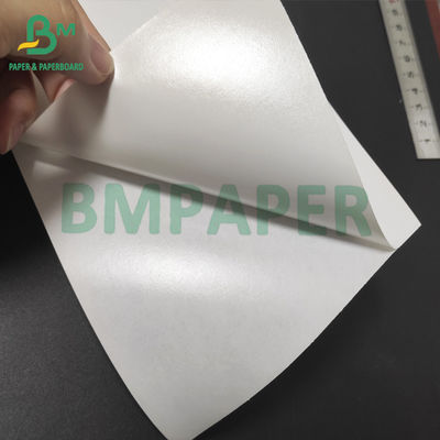 Kertas Stiker Perekat Putih Gloss Tinggi Dapat Dicetak Dengan Kekuatan Tarik Yang Sangat Baik