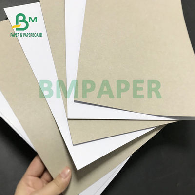 635mm X 914mm White Coated Board Dengan Grey Back Recycled Printable