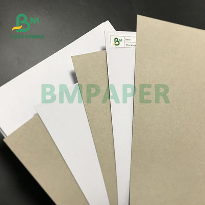 635mm X 914mm White Coated Board Dengan Grey Back Recycled Printable