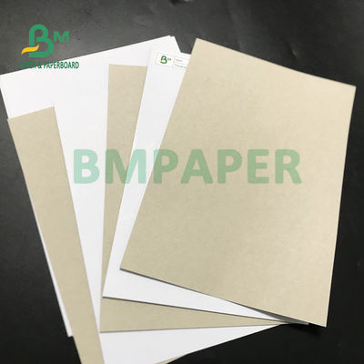 635mm X 914mm White Coated Board Dengan Grey Back Recycled Printable