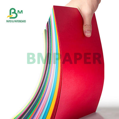 220gsm Papan Bristol Berwarna Tidak Dilapisi Untuk Kerajinan DIY Permukaan Halus