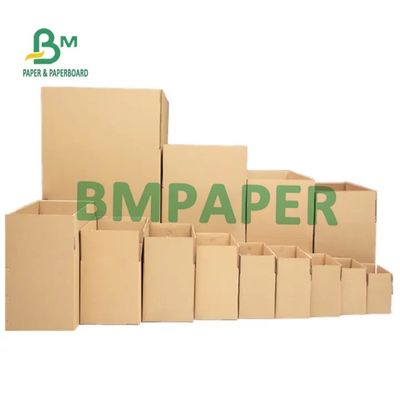 B C E Flute Lembar Karton Bergelombang, Papan Kertas Kraft Tebal 2mm 3mm 3,5mm