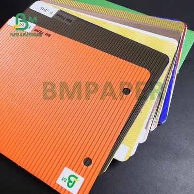 140gsm + 170gsm Dicetak Papan Bergelombang Dinding Tunggal Untuk Selongsong Kopi E Flute